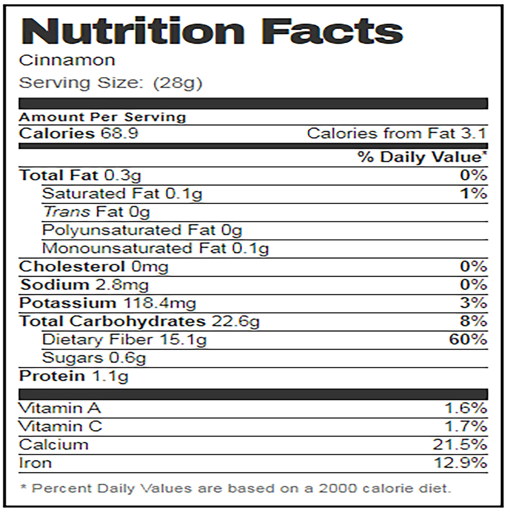 Ground Cinnamon - 70 gm