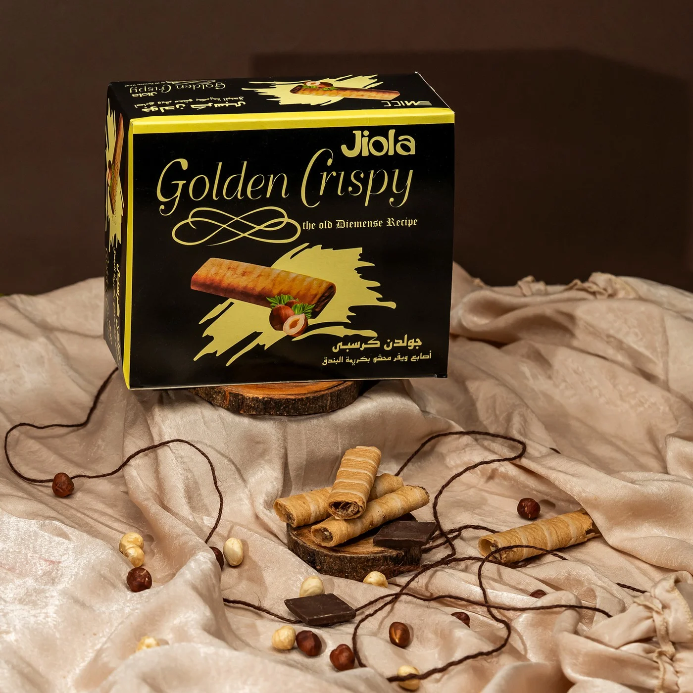 Golden Crispy Wafer stuffed with hazelnut cream - 1 Box