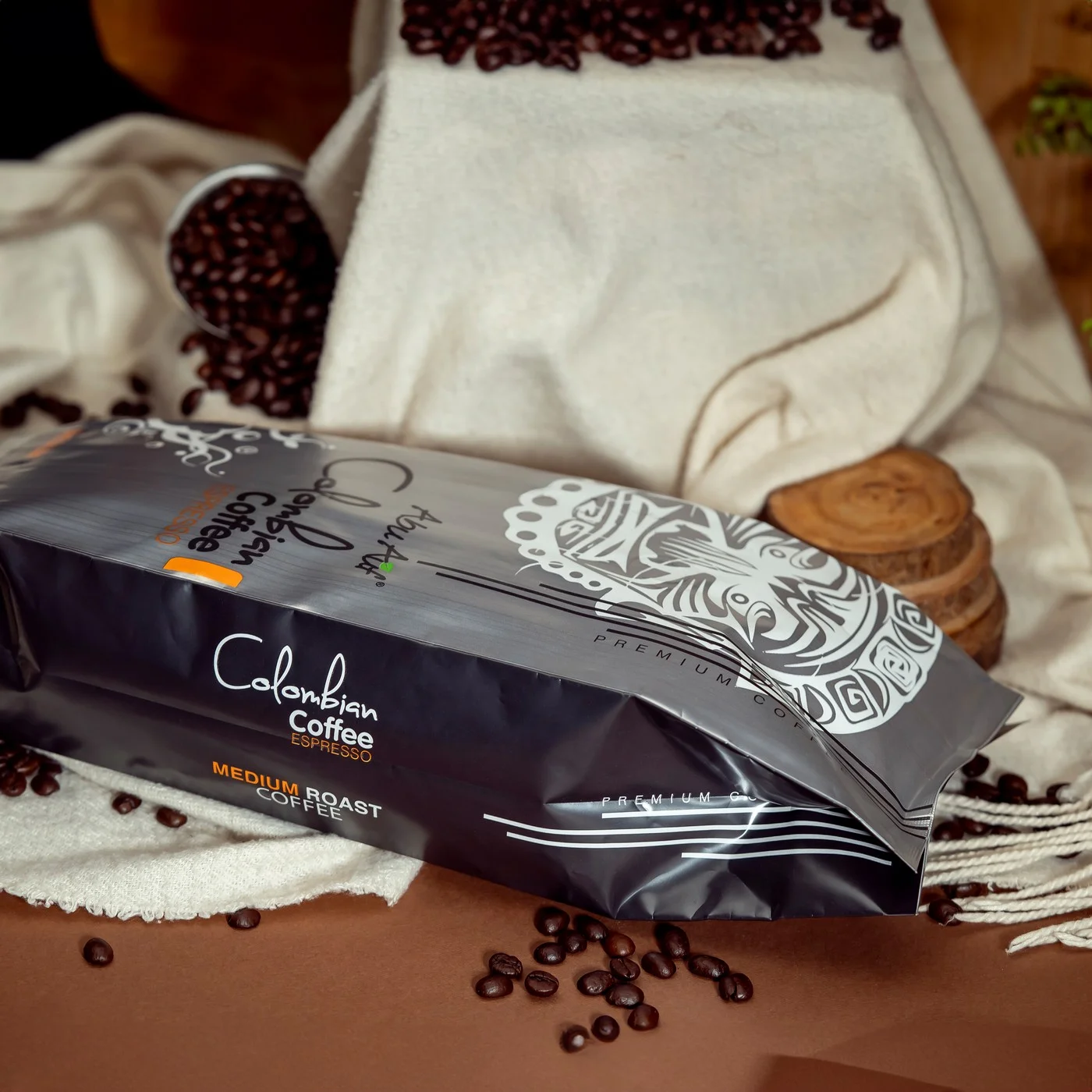 بن إسبريسو كولومبي (حبوب كامله) - 1 كيلو