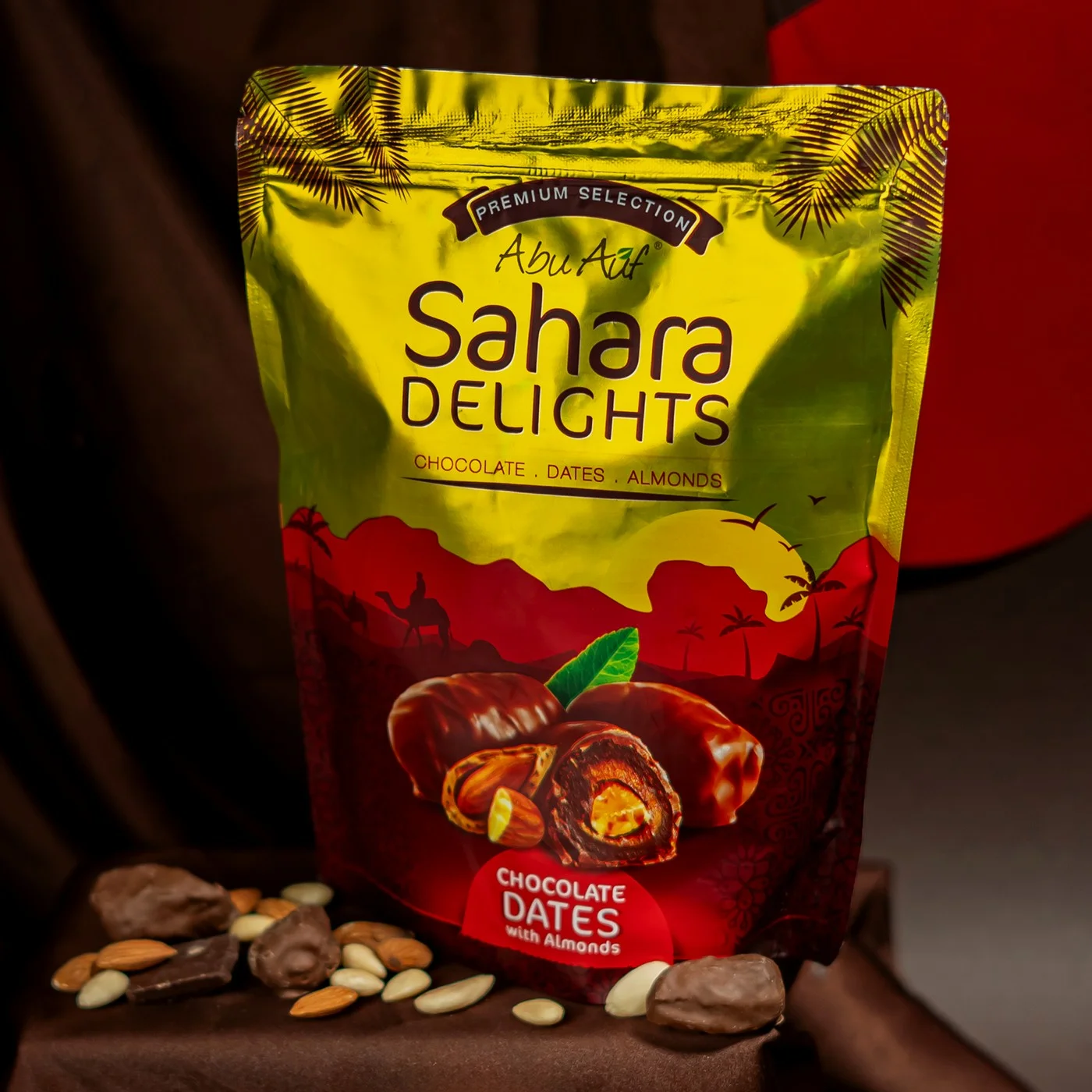 Sahara Dates Chocolate With Almonds - 300 gm