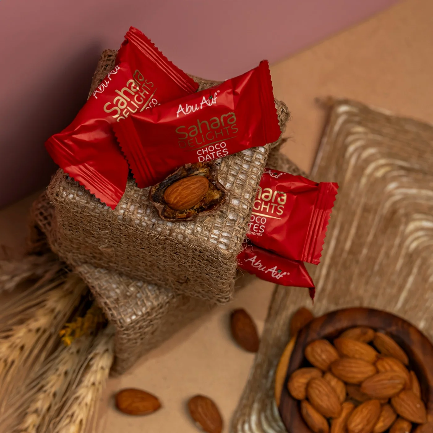 Sahara Dates Chocolate With Almonds - 300 gm