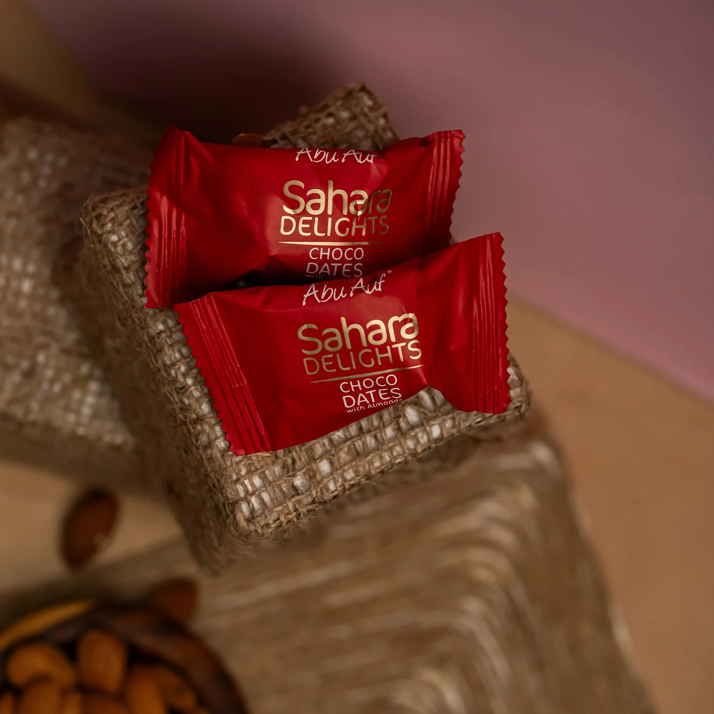Sahara Dates Chocolate With Almonds - 300 gm