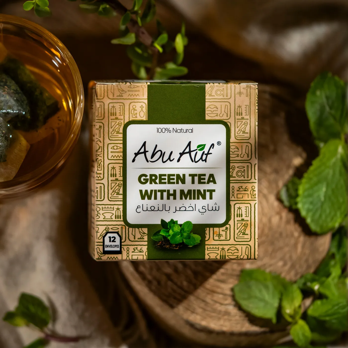 شاى اخضر بالنعناع - 12 باكيت