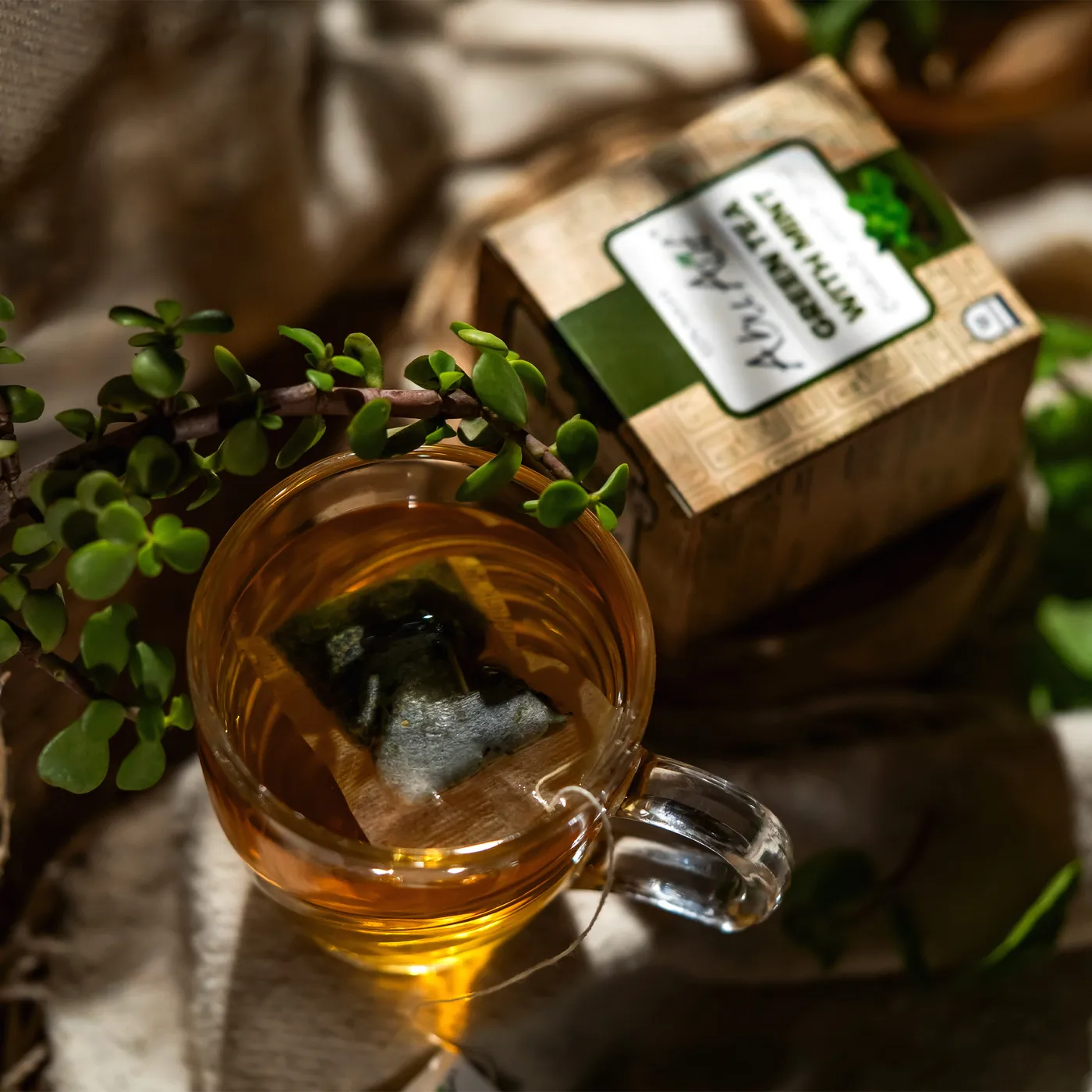 شاى اخضر بالنعناع - 12 باكيت