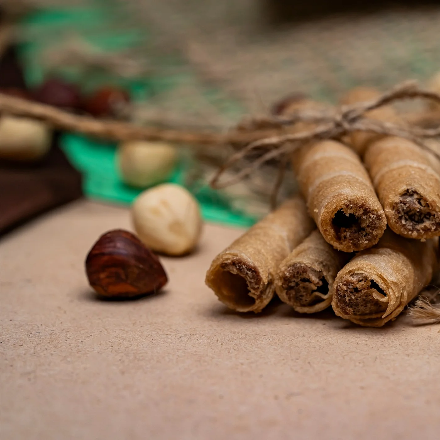 Wafer Rolls Hazelnut - 24 Pieces