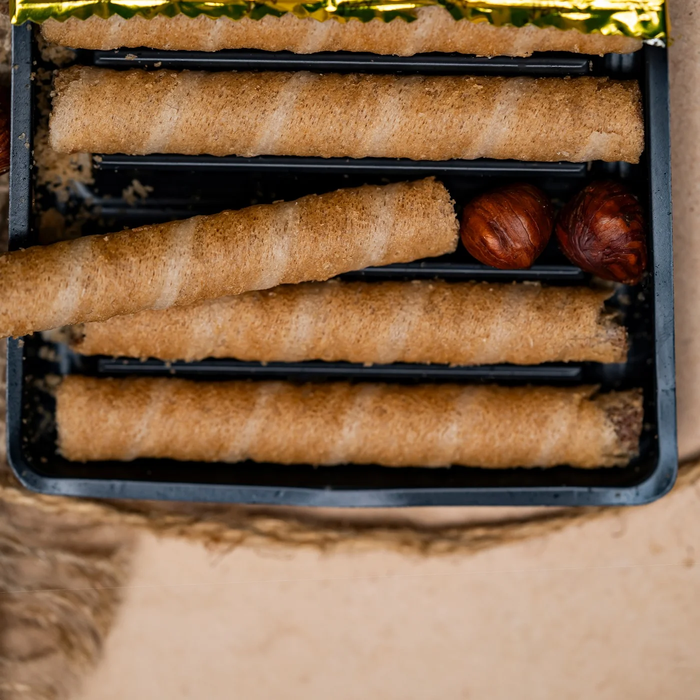 Wafer Rolls Hazelnut - 24 Pieces