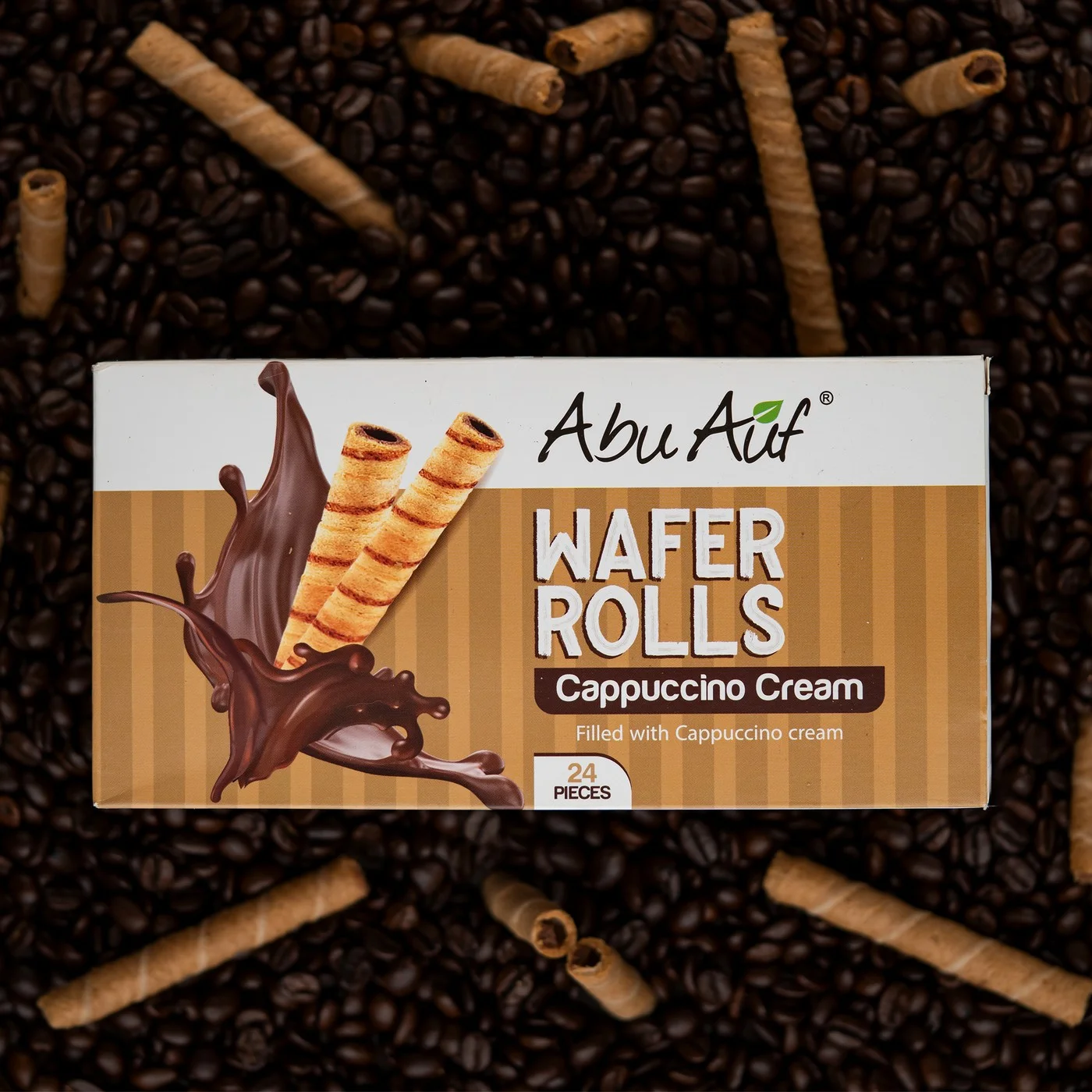 ويفر رولز كابيتشينو - 24 قطعة