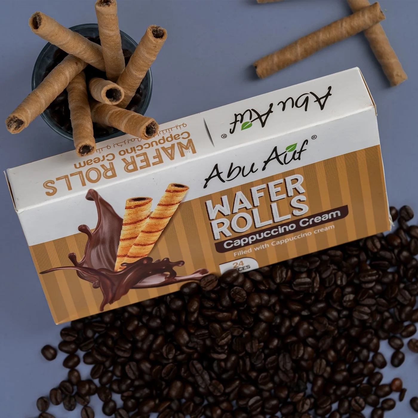 ويفر رولز كابيتشينو - 24 قطعة