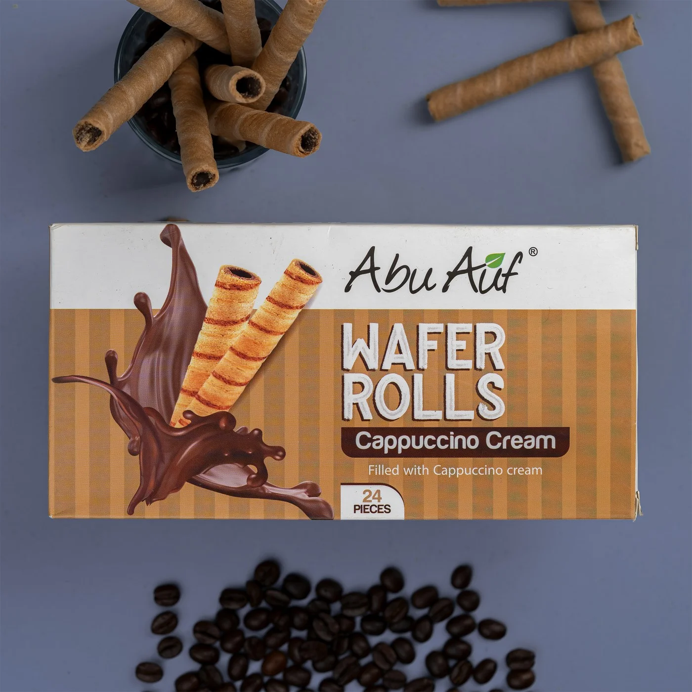 ويفر رولز كابيتشينو - 24 قطعة