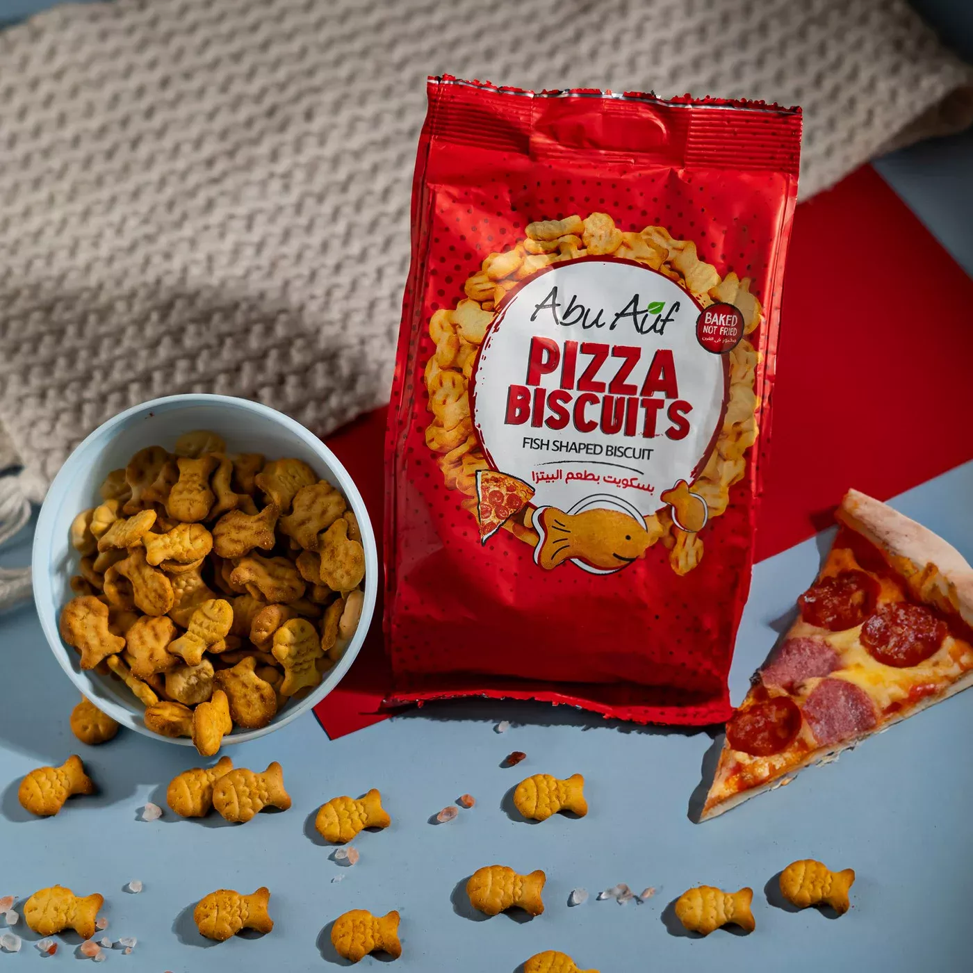 Biscuits With Pizza Flavor - 80gm