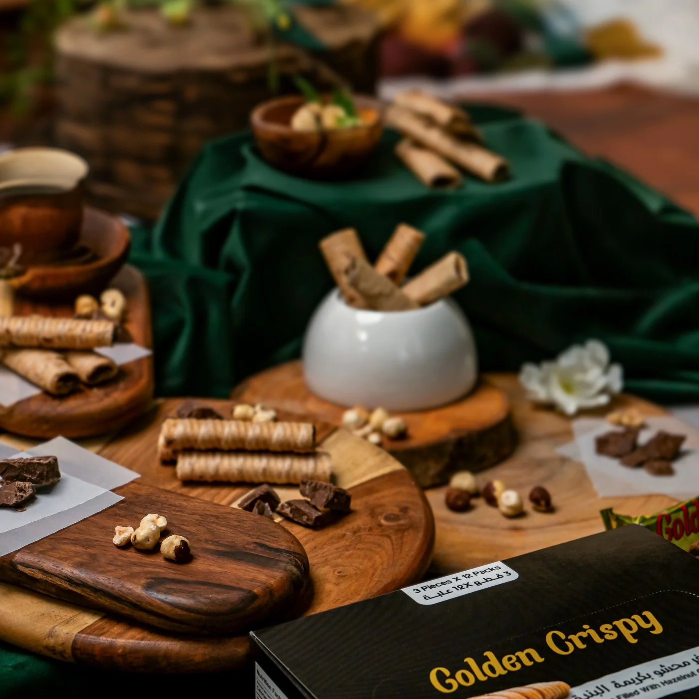 Golden Crispy Wafer- 1 Box-3 Fingers