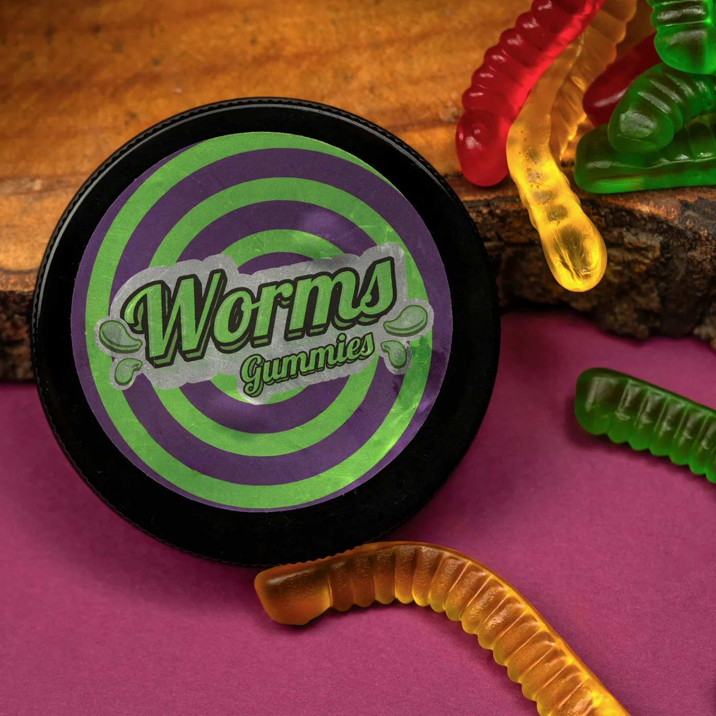 Jelly Worms Jar 150 gm