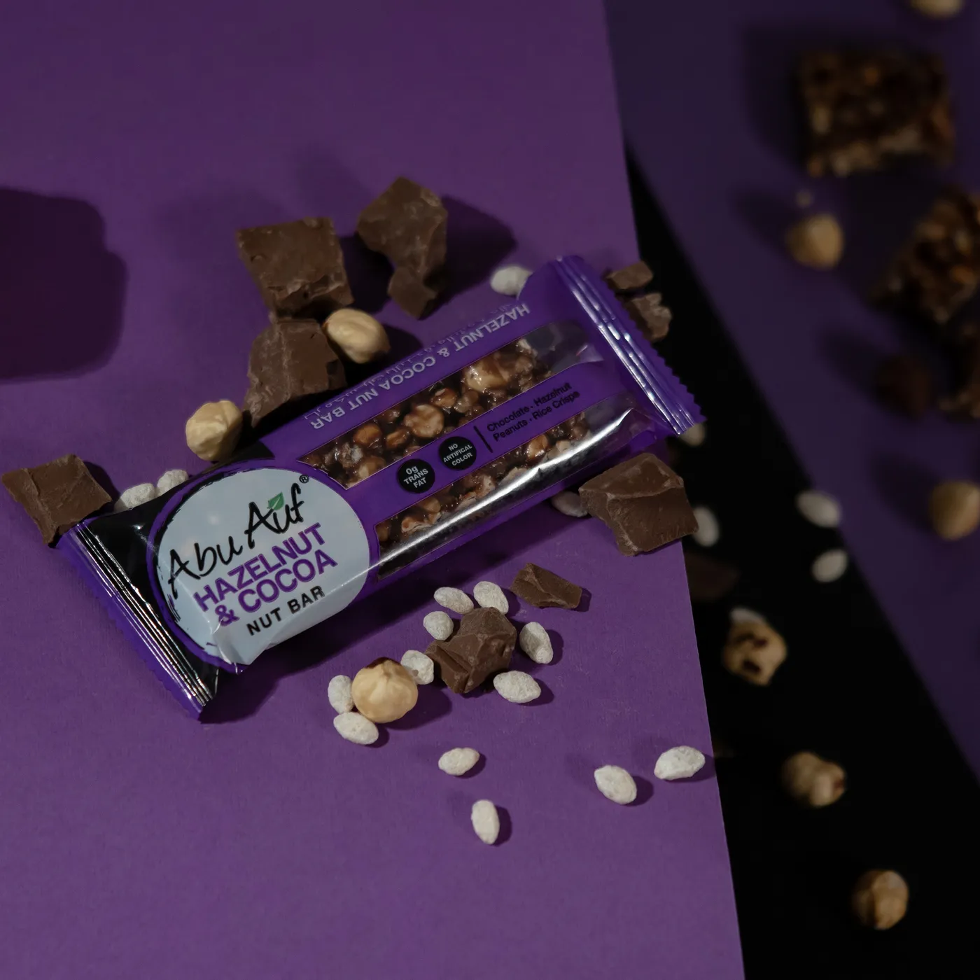 بار مكسرات بالبندق والشيكولاته - 40 جم