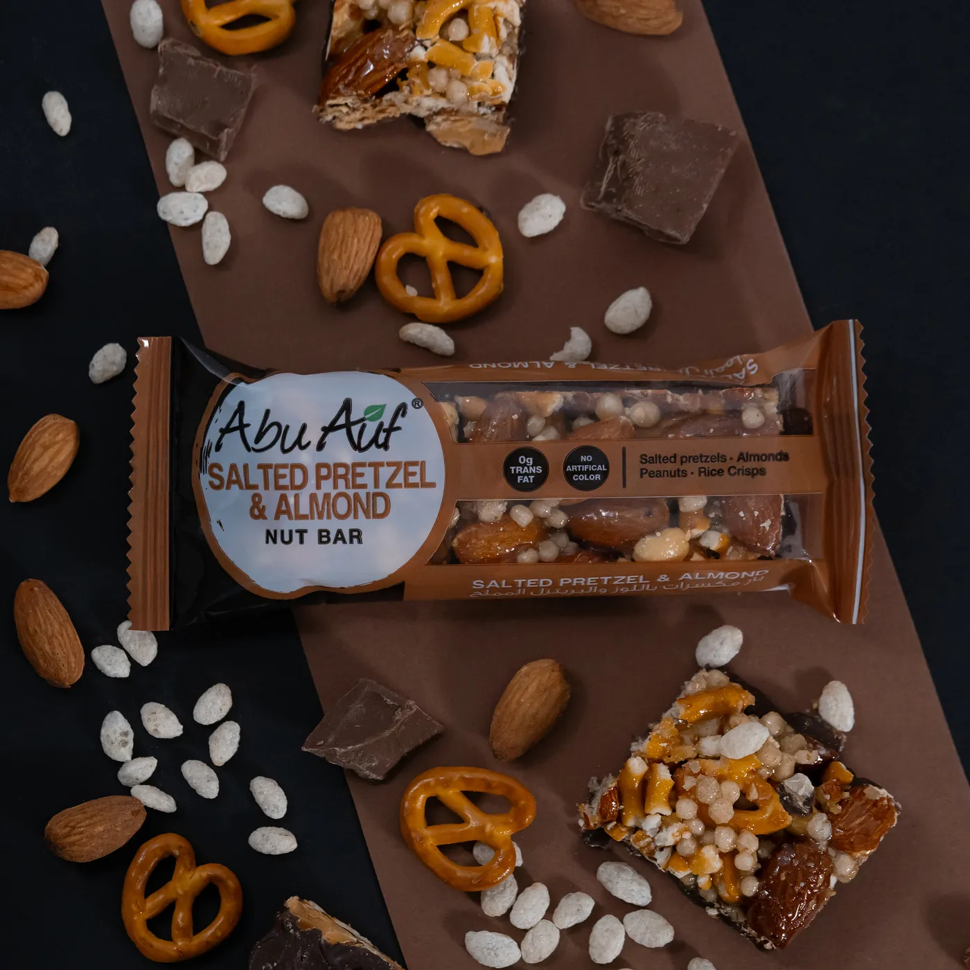Nuts Bar Salted Pretzel & Almond- 40gm