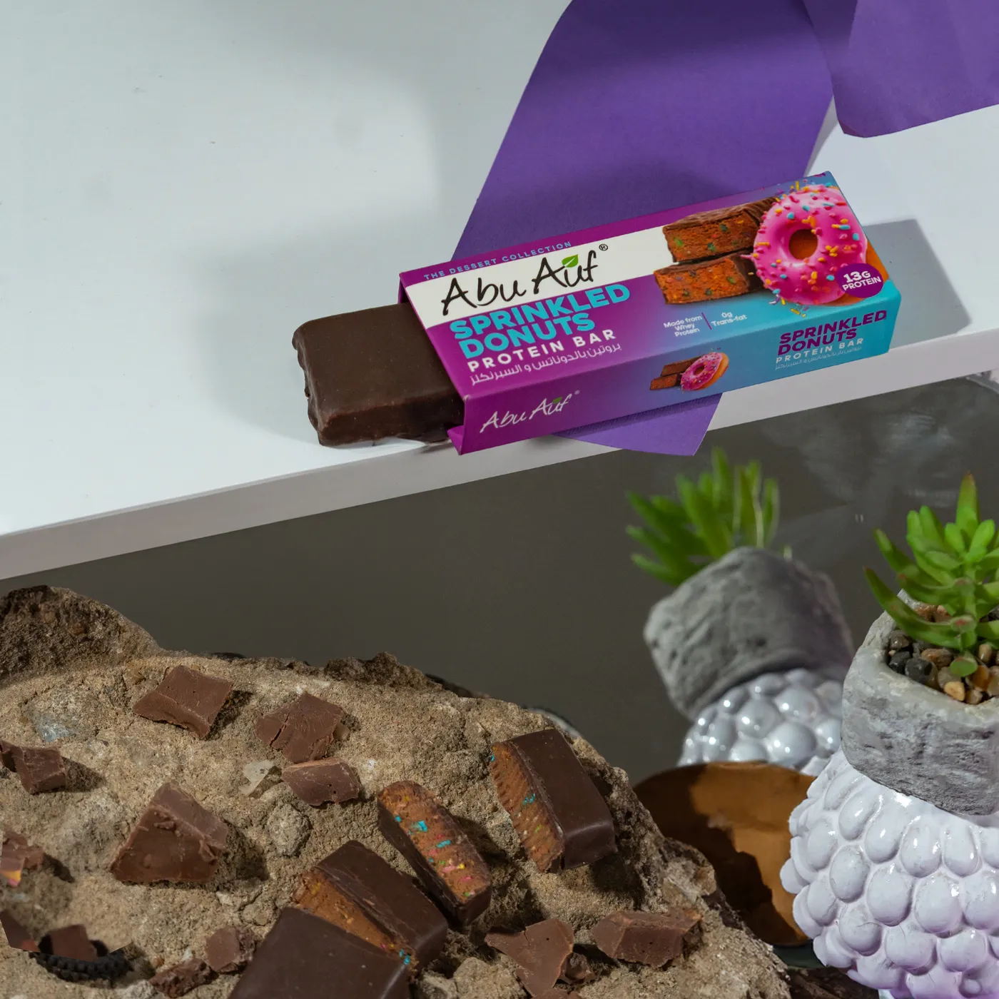 Protein Bar Sprinkled & Donuts - 50 gm