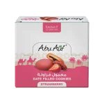 Maamoul Stuffed With Majdool Covered With Strawberry Flavored Chocolate Box - 12 Pieces
