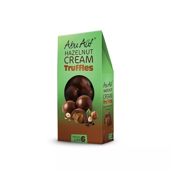 Chocolate Truffles with hazelnut cream 6 Pcs